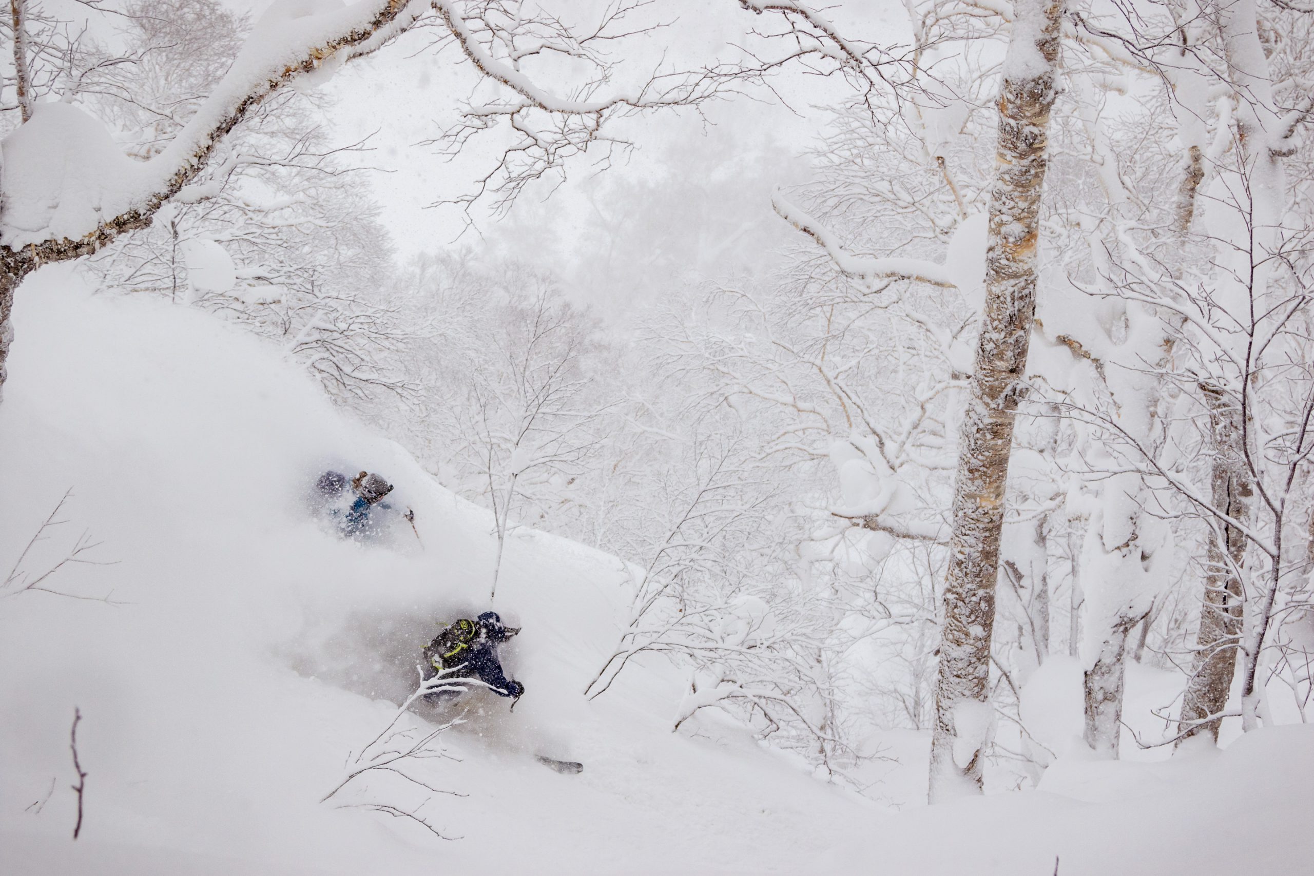 Shooting from the side is a must when using GoPro in deep powder conditions