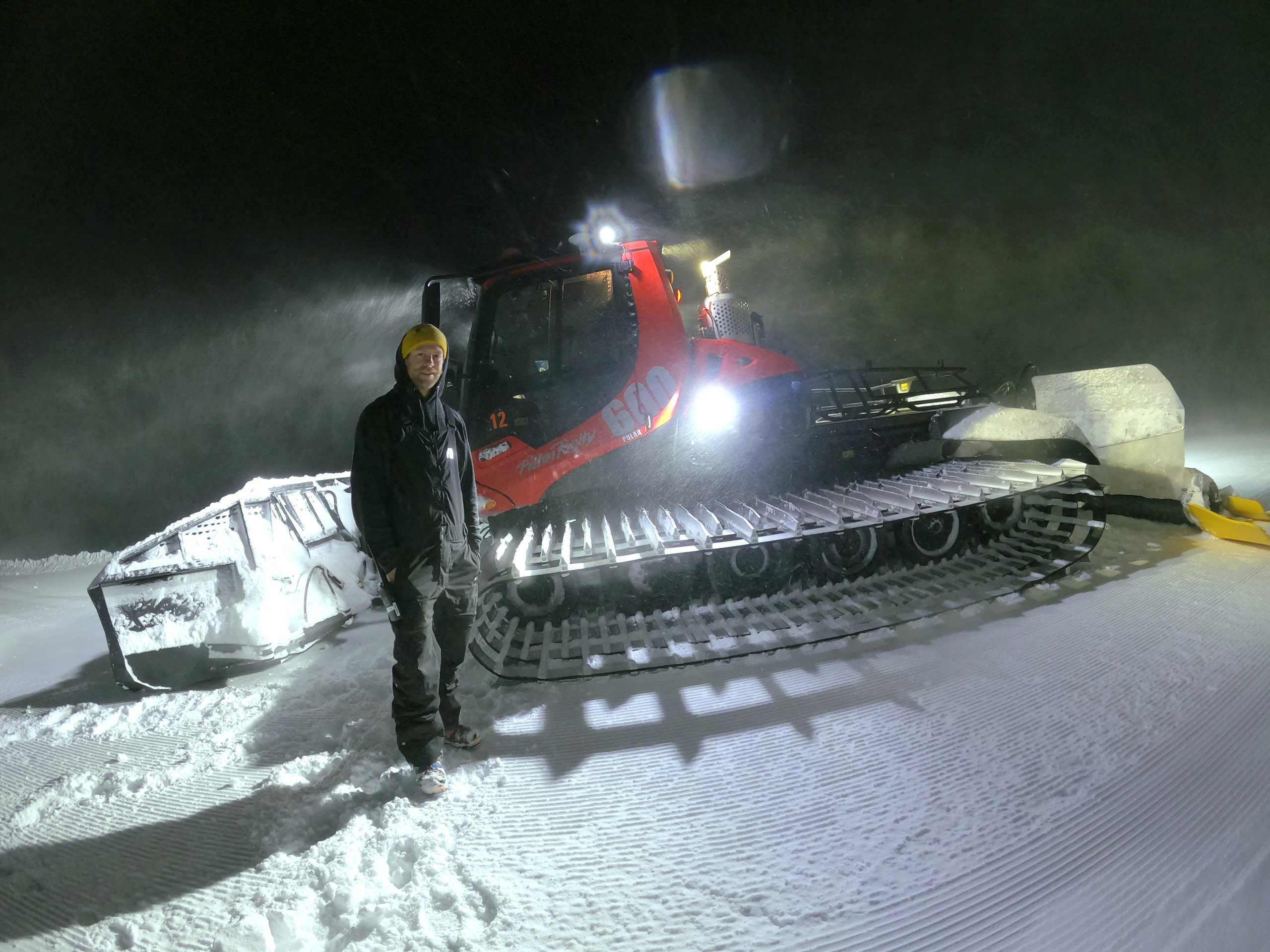 Flynn Medson with his PB600 Polar Machine