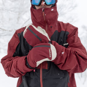 Iwanai Zipper Mittens