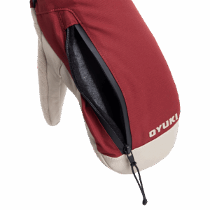 Iwanai Zipper Mittens